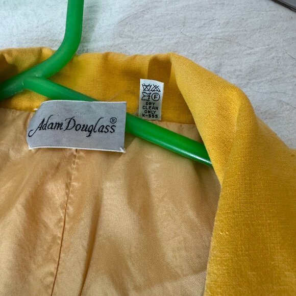 Vintage Adam Douglass Yellow Blazer - Picture 5 of 6